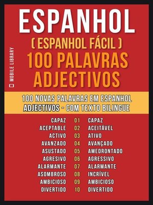 cover image of Espanhol ( Espanhol Fácil ) 100 Palavras--Adjectivos